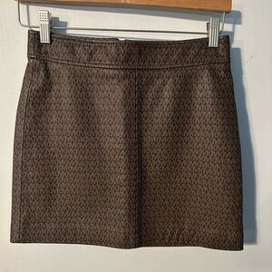 Michael Kors leather mini skirt & Buddy Love faux leather mini skirt